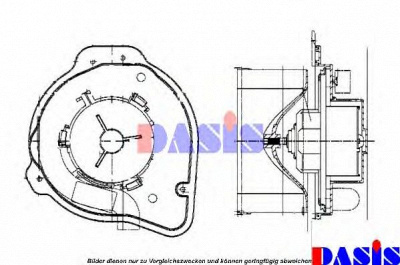 AKS DASIS 229004n -  Вентилятор салона